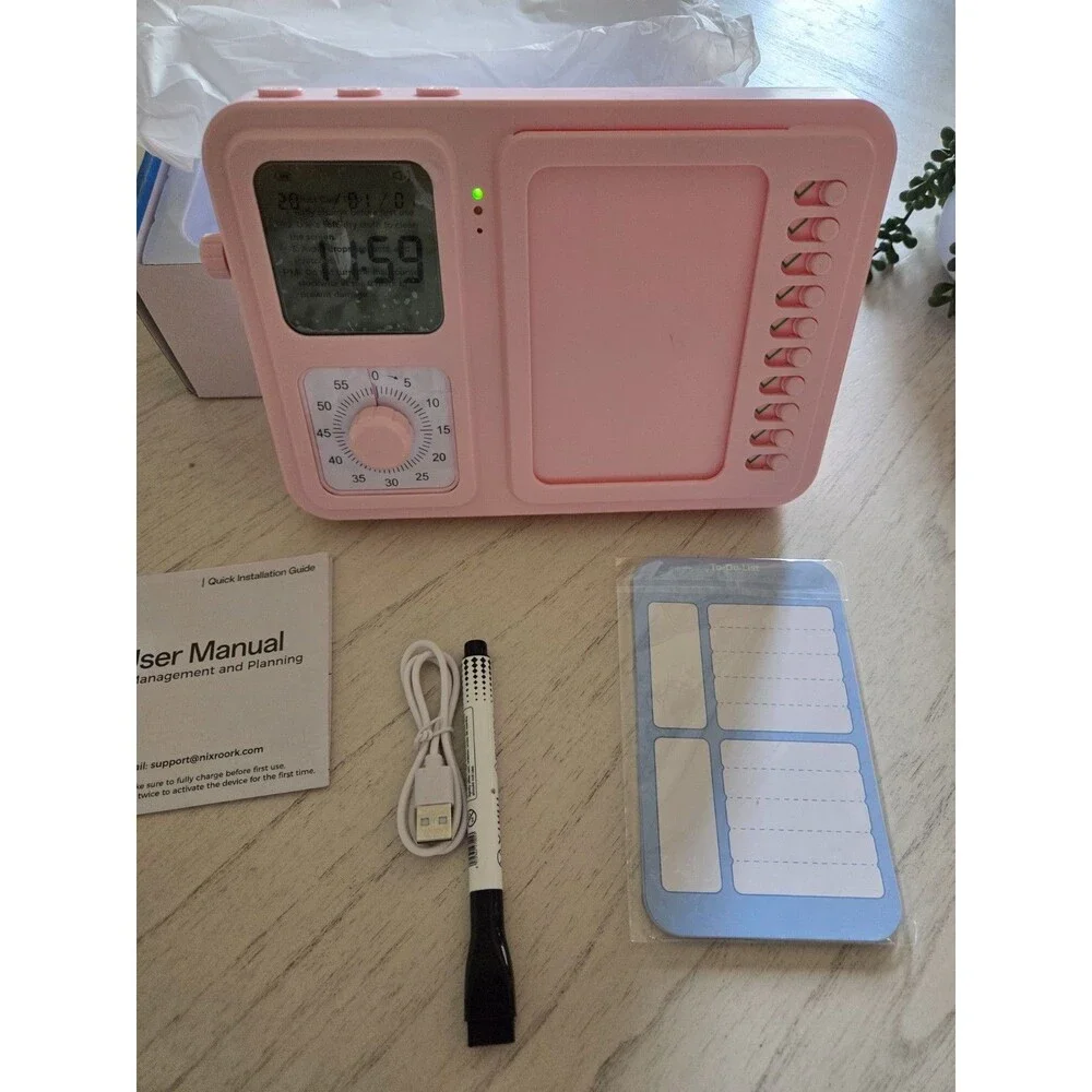 Nixroork 3-in-1 Visual Timer & ADHD Tool